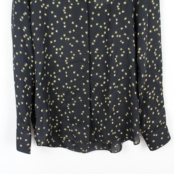 NWT Theory Classic Silk Button-Up Top Shirt - Office to Evening - Picture 10 of 12